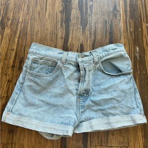 Brandy Melville Light Denim Shorts Size: OS